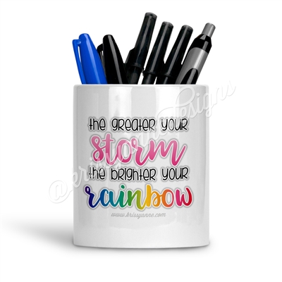 KAD Exclusive Pen Cup - Brighter Your Rainbow
