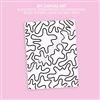 DIY Canvas Art Panel | Splatters