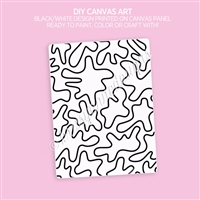 DIY Canvas Art Panel | Splatters