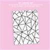 DIY Canvas Art Panel | Geometric Lines 3