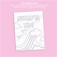 DIY Canvas Art Panel | Surf's Up