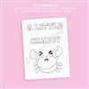 DIY Canvas Art Panel | A Little Crabby