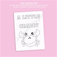 DIY Canvas Art Panel | A Little Crabby