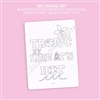 DIY Canvas Art Panel | Tropic Like It's Hot