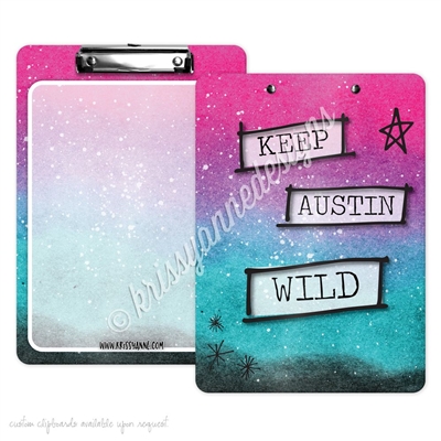 KAD Signature Clipboard - 9x12 - Keep Austin Wild