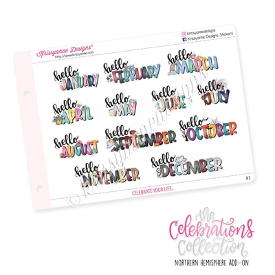 The 2019 Celebrations Collection Add-On: Mini Northern-Hemisphere Kit