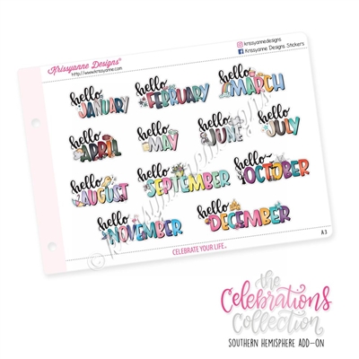 The 2019 Celebrations Collection Add-On: Mini Southern-Hemisphere Kit