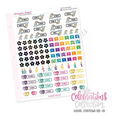 The 2019 Celebrations Collection Add-On: General Countdown