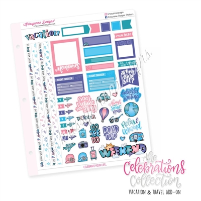 The 2019 Celebrations Collection Add-On: Vacation & Travel