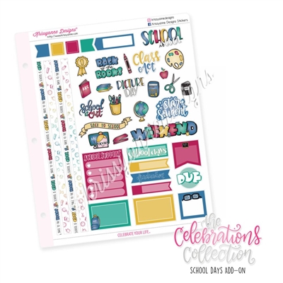 The 2019 Celebrations Collection Add-On: School Days