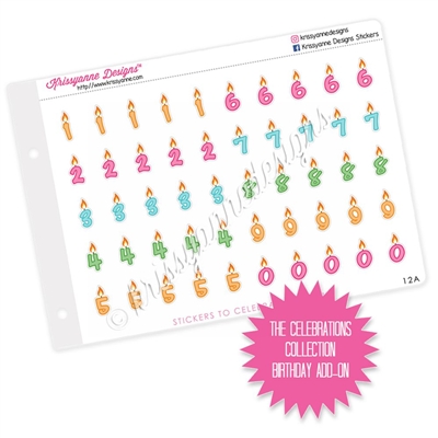 Celebrations Collection Add-On - Birthday Mini Sheet