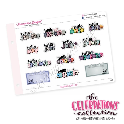 The 2017-2018 Celebrations Collection Add-On: Mini Southern-Hemisphere Kit