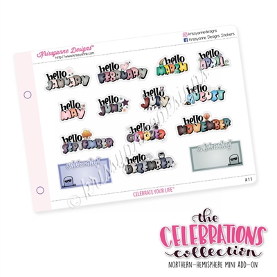 The 2017-2018 Celebrations Collection Add-On: Mini Northern-Hemisphere Kit