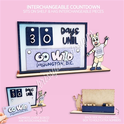 Interchangeable Countdown | GO Wild DC