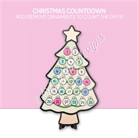 Acrylic Countdown | Christmas Tree