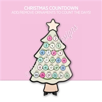 Acrylic Countdown | Christmas Tree