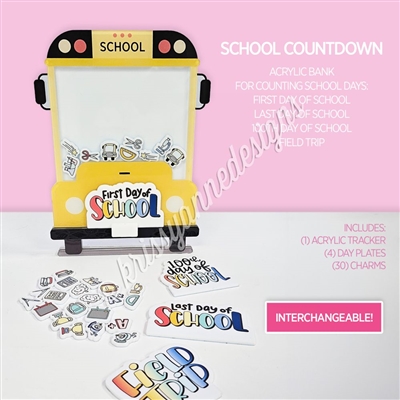 Acrylic Countdown | School