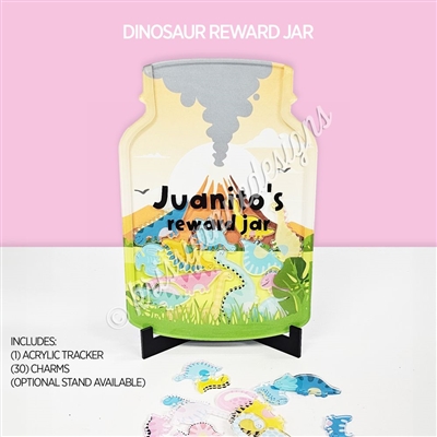 Acrylic Reward Jar | Dinosaurs