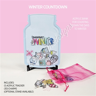 Acrylic Countdown Jar | Winter