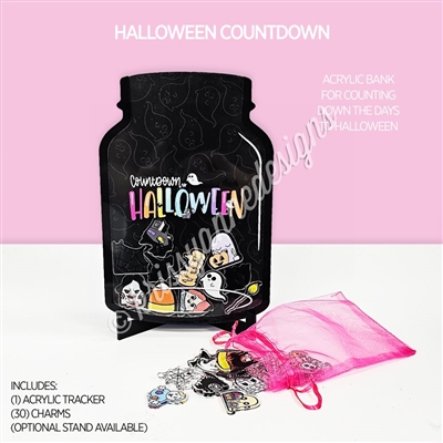 Acrylic Countdown Jar | Halloween