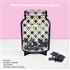 Acrylic Reward Jar | Midnight Rainbow Plaid