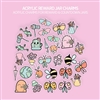 Acrylic Reward/Countdown Jar Charms | Spring