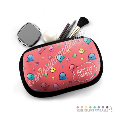 One Sided Zippered Pouch - Happy Steve