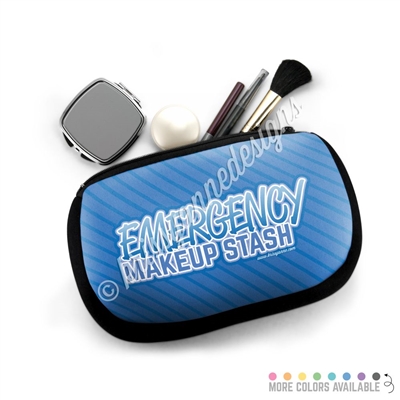 One Sided Zippered Pouch - Emergency Makeup Stash