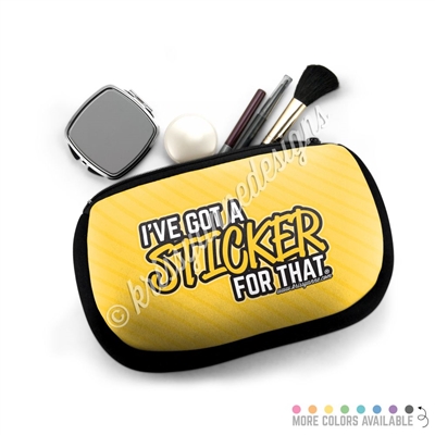 One Sided Zippered Pouch - Sticker For That