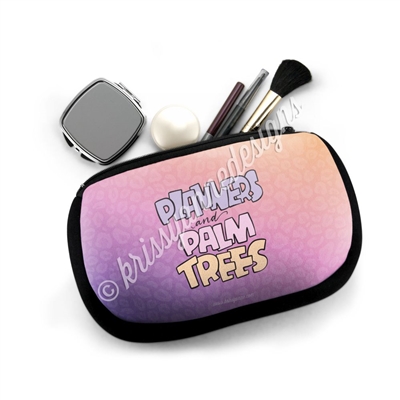 Cosmetic / Device Pouch - Planners & Palm Trees