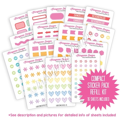 Compact Sticker Refill Kit