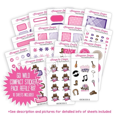 GO Wild 2017 Compact Sticker Refill Kit