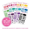 Compact Sticker Refill Kit - Monochromatic Sampler