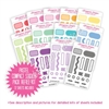 Compact Sticker Refill Kit - Monochromatic Sampler