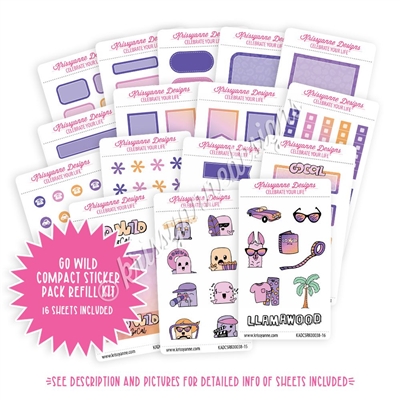 Planners & Palm Trees Compact Sticker Refill