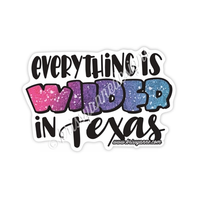KAD Decal - Wilder in Texas Decal