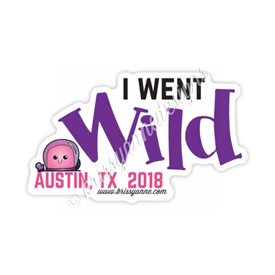 KAD Decal - I Went Wild 2018 Decal