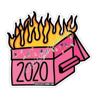 KAD Decal - 2020 Holiday Dumpster Fire