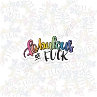 KAD Vinyl Decal - Fabulous AF