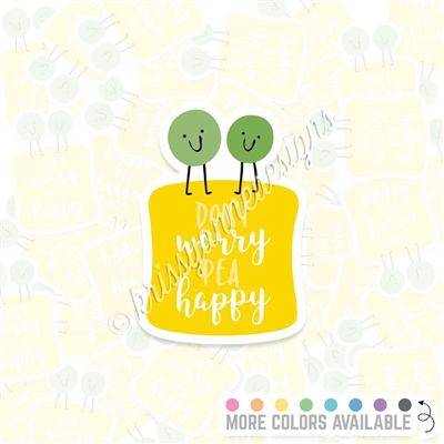 KAD Vinyl Decal - Pea Happy