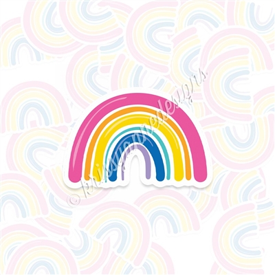 KAD Vinyl Decal - Simple Bold Rainbow