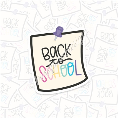 KAD Vinyl Decal - 2021 Back to School Note