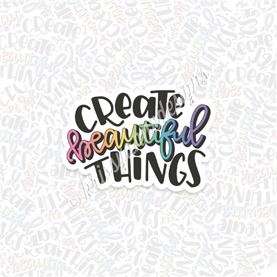 KAD Vinyl Decal - Create Beautiful Things