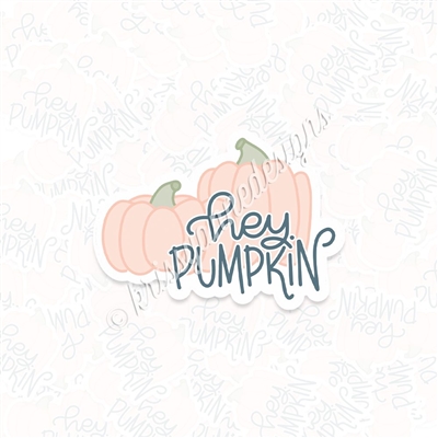 KAD Vinyl Decal - Hey Pumpkin