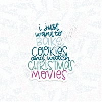 KAD Vinyl Decal - Cookies & Christmas Movies