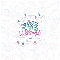 KAD Vinyl Decal - Very Merry Christmas