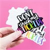 KAD Vinyl Decal | Don't Touch