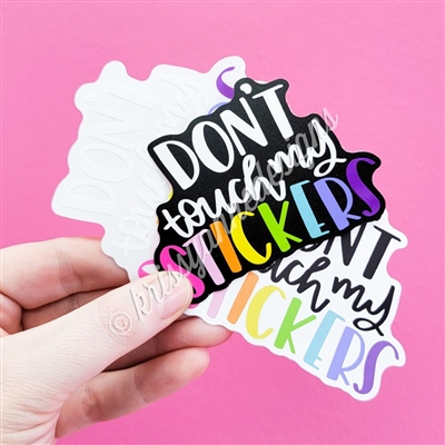 KAD Vinyl Decal | Don't Touch