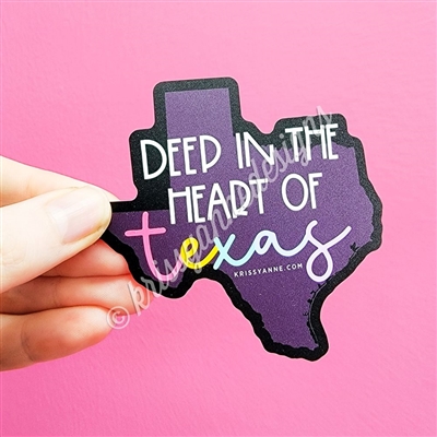 KAD Embossed Decal | Heart of Texas