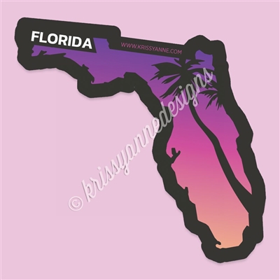 KAD Decal | Florida Sunset